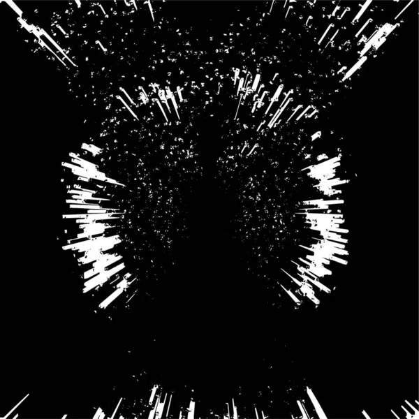 Ilustración Grunge Monocromo Textura Rayada — Vector de stock