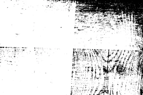 Monochrome Grunge Illustration Zerkratzte Textur — Stockvektor
