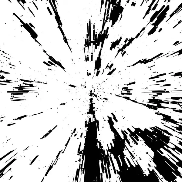 Černá Bílá Poškrábaná Grunge Pozadí Abstraktní Vektorové Ilustrace — Stockový vektor