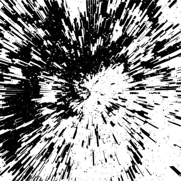 Illustration Vectorielle Fond Texturée Grunge Monochrome — Image vectorielle