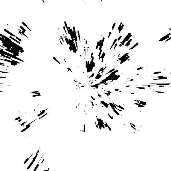 Schwarz Weiß Zerkratzter Hintergrund Mit Linien Grunge Hintergrund Abstrakte Vektorillustration — Stockvektor