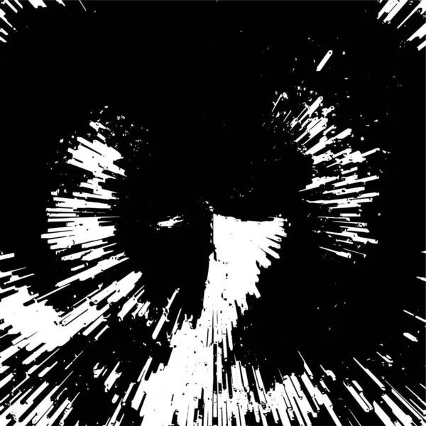 Monochroom Grunge Textuur Achtergrond Vector Illustratie — Stockvector