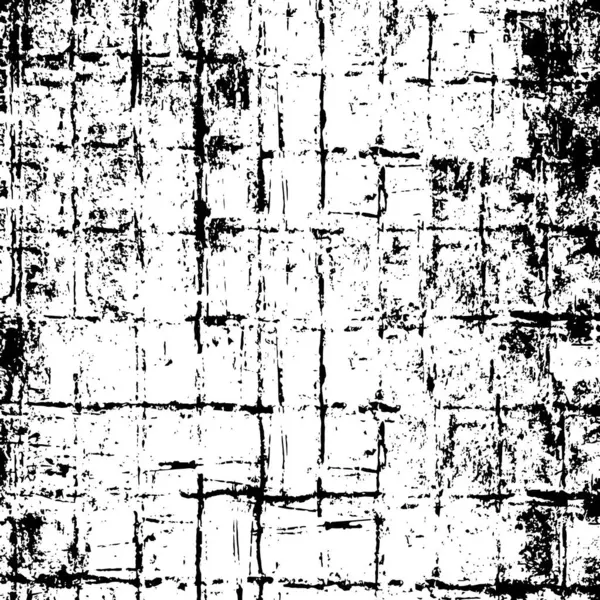 Monochrome Grunge Textured Background Vector Illustration — Stock Vector