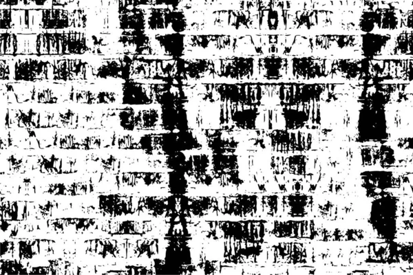 Motif Texturé Noir Blanc Effet Grunge — Image vectorielle