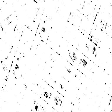 Çatlamış beton, taş ya da asfalt tabakasının gergin dokusu. grunge arkaplanı ve soyut yarım ton vektör çizimi