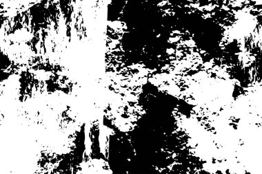 Soyut grunge arkaplanı. Monokrom dokusu. Siyah ve beyaz desenli arkaplan