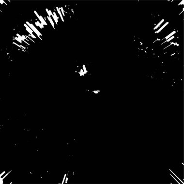 Siyah ve beyaz soyut grunge dokusu, arka plan. Vektör illüstrasyonu 