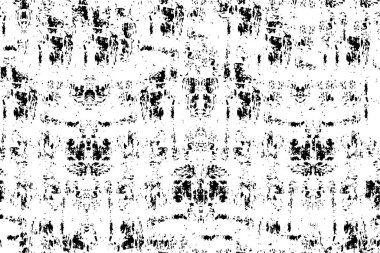 Çizikler, çizikler ve çizikler olan siyah beyaz bir arka plan. 