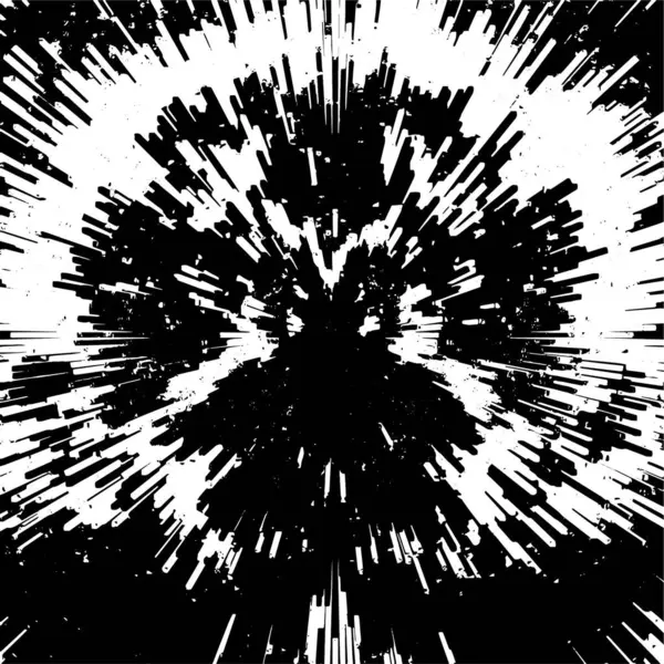 Siyah Beyaz Desenli Grunge Etkisi — Stok Vektör