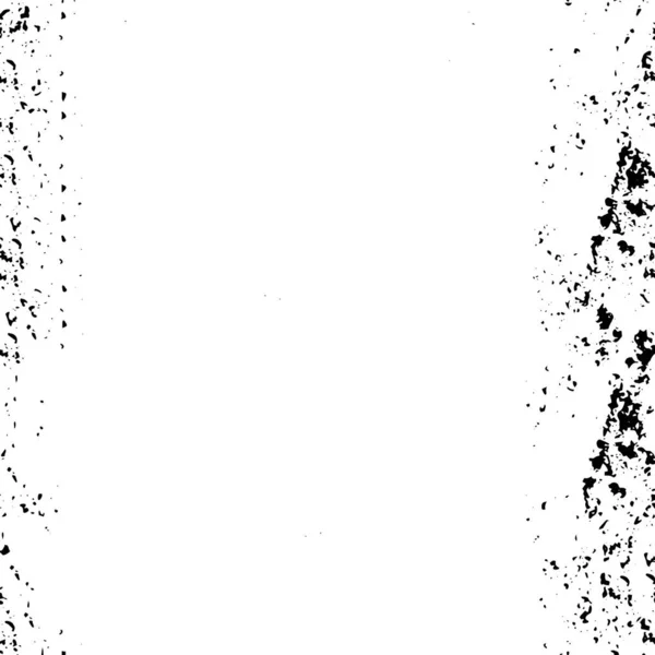 Чорно Білий Текстурований Візерунок Ефект Гранж — стоковий вектор