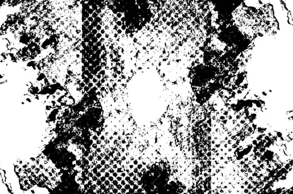 Motif Texturé Noir Blanc Fond Design Abstrait — Image vectorielle