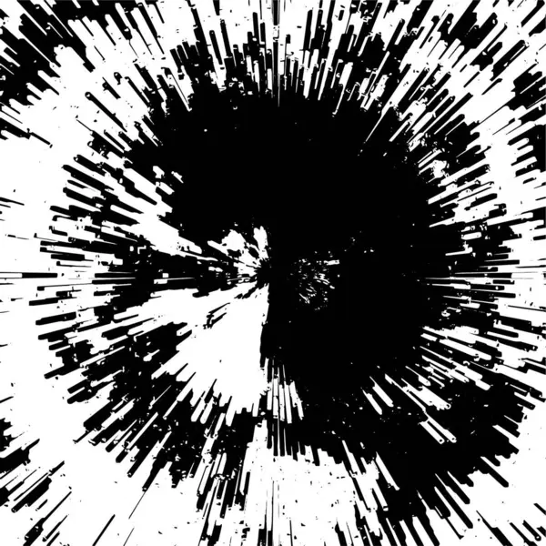 Monochrome Grunge Textuur Ruw Patroon — Stockvector