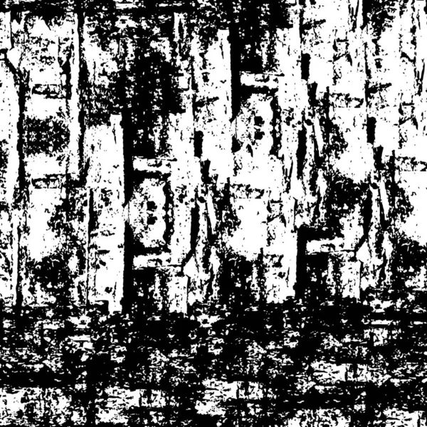 Monochrome Grunge Textuur Ruw Patroon — Stockvector