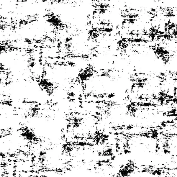 Monochrome Grunge Texture Rough Pattern — Stock Vector
