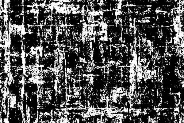 Monochrome Grunge Textur Raues Muster — Stockvektor