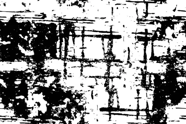 Черно Белая Текстура Гранжа Шумный Узор — стоковый вектор