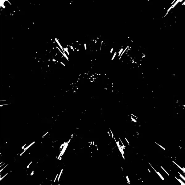 Чорно Біла Гранжева Текстура Галасливий Візерунок — стоковий вектор