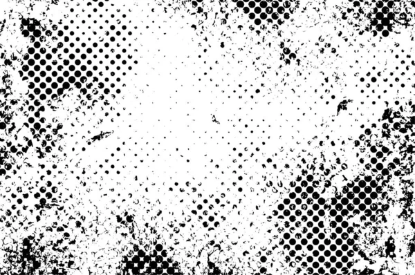Texture Grunge Noir Blanc Motif Bruyant — Image vectorielle