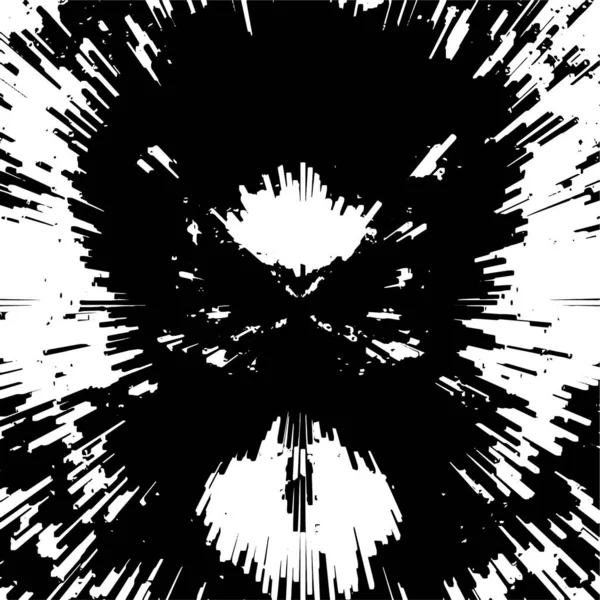Черный Белый Поцарапанный Фон Линиями Гранж Фон Абстрактная Векторная Иллюстрация — стоковый вектор