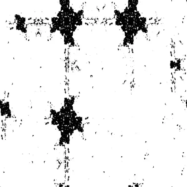 Чорно Білий Векторний Візерунок Гранжева Текстура — стоковий вектор