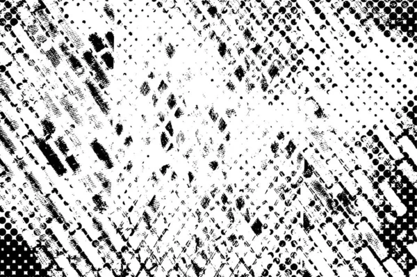 Напряженный Фон Черно Белой Текстуре Текстуры Пятна Абстрактная Векторная Иллюстрация — стоковый вектор
