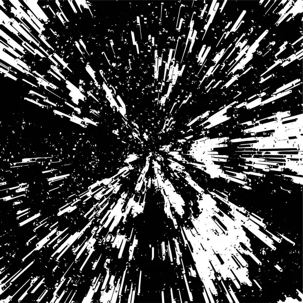 Černé Bílé Abstraktní Grunge Texturované Pozadí — Stockový vektor