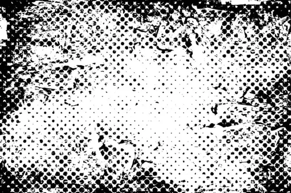 Черный Белый Абстрактный Гранж Текстурированный Фон — стоковый вектор