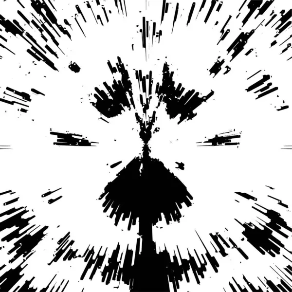 Черный Белый Поцарапанный Фон Линиями Гранж Фон Абстрактная Векторная Иллюстрация — стоковый вектор