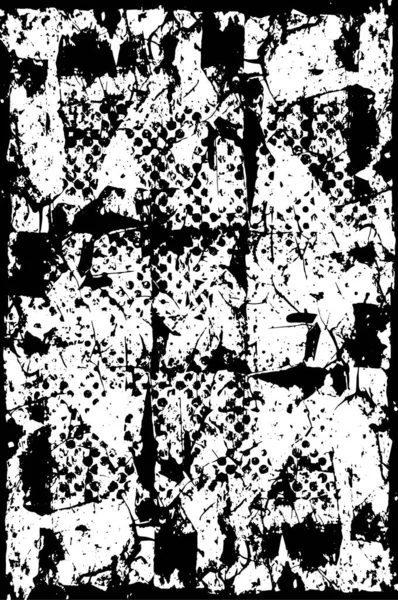 Абстрактный Гранж Фон Черное Белое Векторная Иллюстрация — стоковый вектор