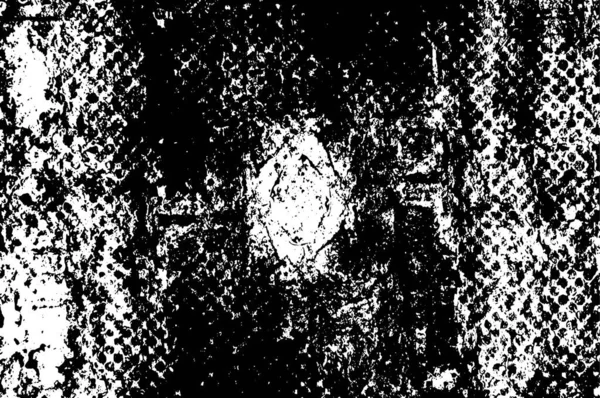 Vektorillustration Schwarz Weiß Abstrakter Grunge Hintergrund — Stockvektor