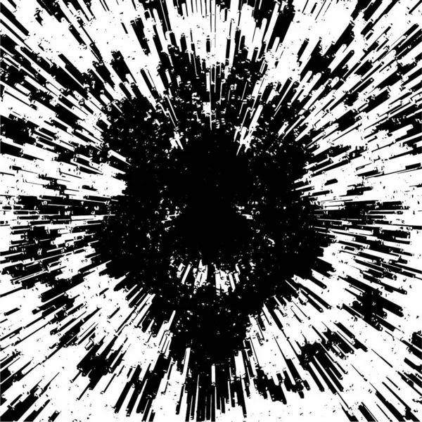 Векторная Иллюстрация Черный Белый Абстрактный Фон Гранжа — стоковый вектор