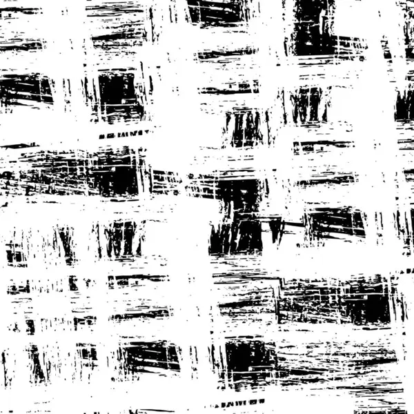 Preto Branco Abstrato Grunge Textura Fundo Ilustração Vetorial — Vetor de Stock