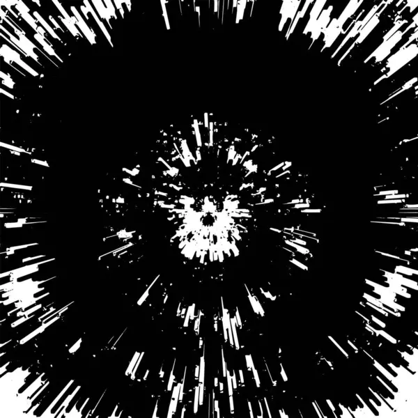 Fondo Grunge Blanco Negro Textura Monocromática Abstracta Ilustración Vectorial — Archivo Imágenes Vectoriales