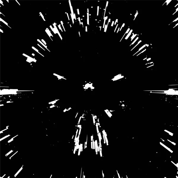 Fekete Fehér Grunge Háttér Elvont Monokróm Textúra Vektor Illusztráció — Stock Vector
