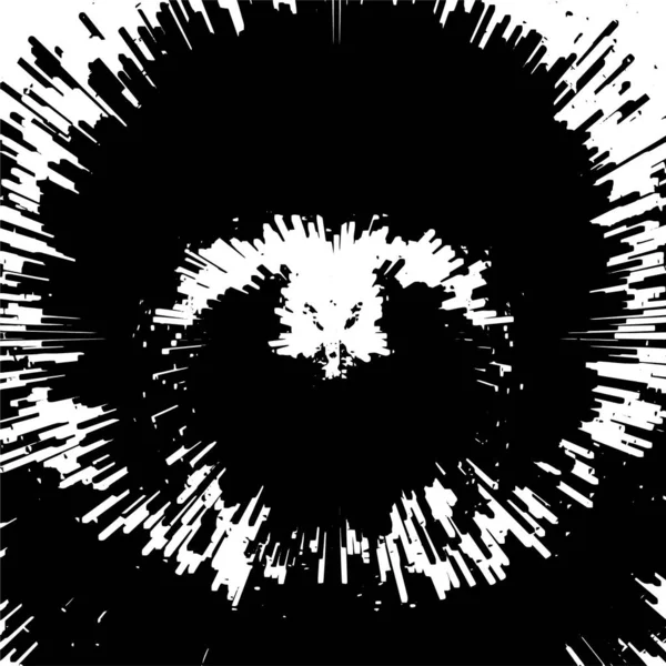Чорно Білий Гранжевий Фон Абстрактна Монохромна Текстура Векторна Ілюстрація — стоковий вектор