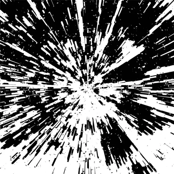 Fond Grunge Noir Blanc Texture Monochrome Abstraite Illustration Vectorielle — Image vectorielle