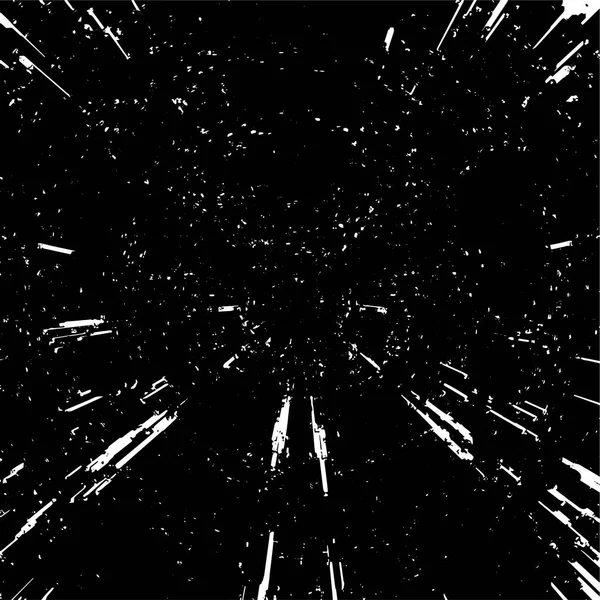 Fond Grunge Noir Blanc Texture Monochrome Abstraite Illustration Vectorielle — Image vectorielle