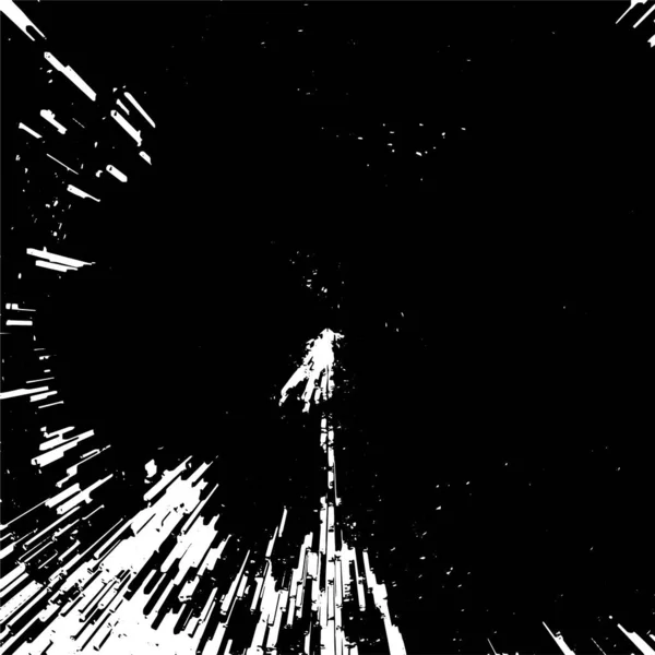 Černo Bílé Grunge Pozadí Abstraktní Jednobarevná Textura Vektorová Ilustrace — Stockový vektor