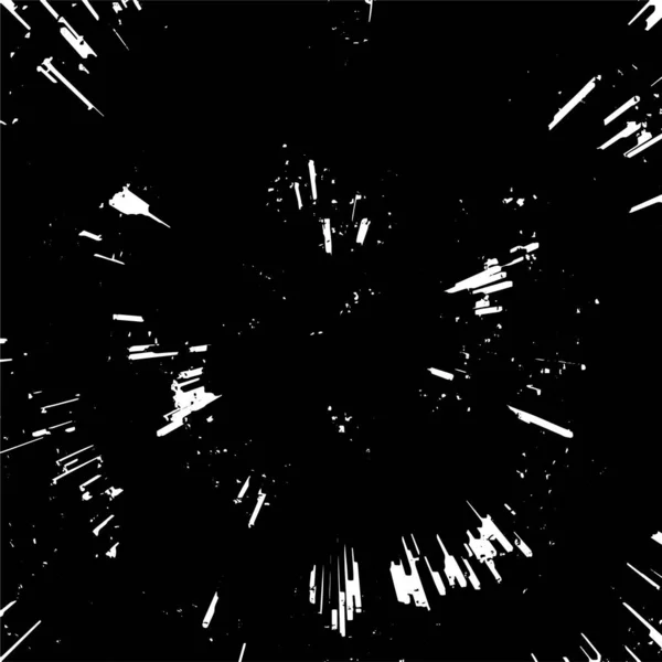 Fondo Grunge Blanco Negro Textura Monocromática Abstracta Ilustración Vectorial — Vector de stock