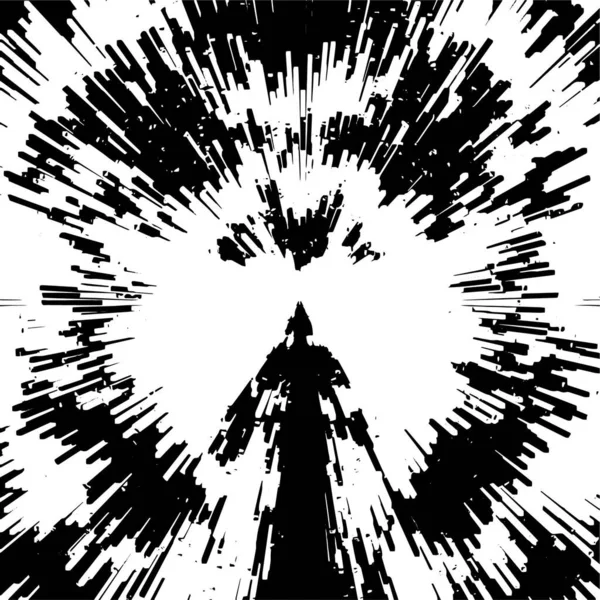 Fond Rayé Noir Blanc Fond Grunge Illustration Vectorielle Abstraite — Image vectorielle