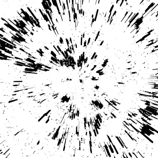 Zwart Wit Gekrast Decor Grunge Achtergrond Abstracte Vector Illustratie — Stockvector