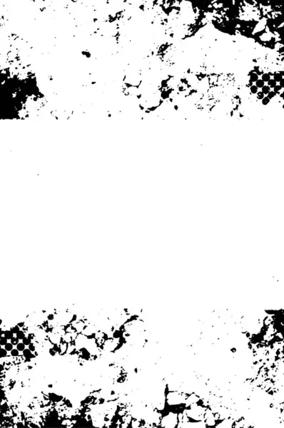 Sfondo Angosciato Texture Bianco Nero Con Graffi Linee — Vettoriale Stock