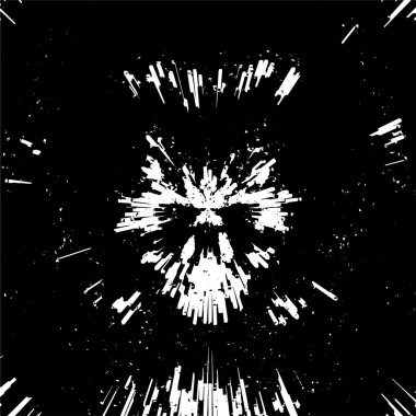 Bozulmuş siyah beyaz grunge geçmişi. vektör illüstrasyonu