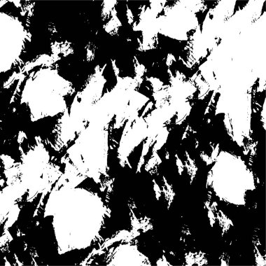 Siyah fırça darbeleri ve doku. grunge soyut el - boyanmış elementler.