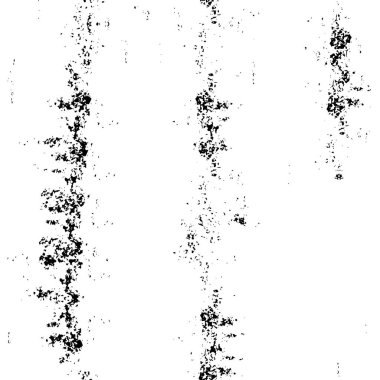 Çatlamış beton, taş ya da asfaltın sıkıntılı örtülü dokusu. Grunge 'un arka planı. soyut yarım ton vektör çizimi