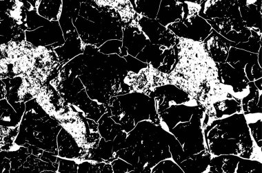 çatlamış beton, siyah ve beyaz kaplama deseni sıkıntılı 