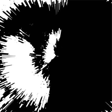 Soyut siyah-beyaz grunge arka planı. Vektör illüstrasyonu