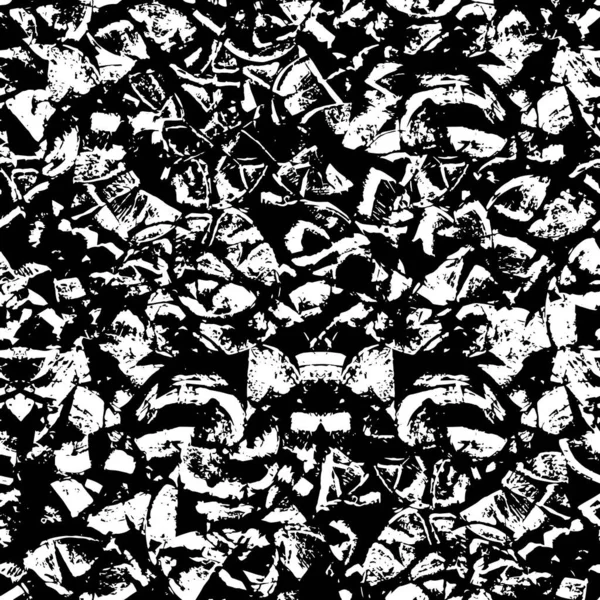Naadloos Patroon Met Inktvlekken Grunge Textuur — Stockvector
