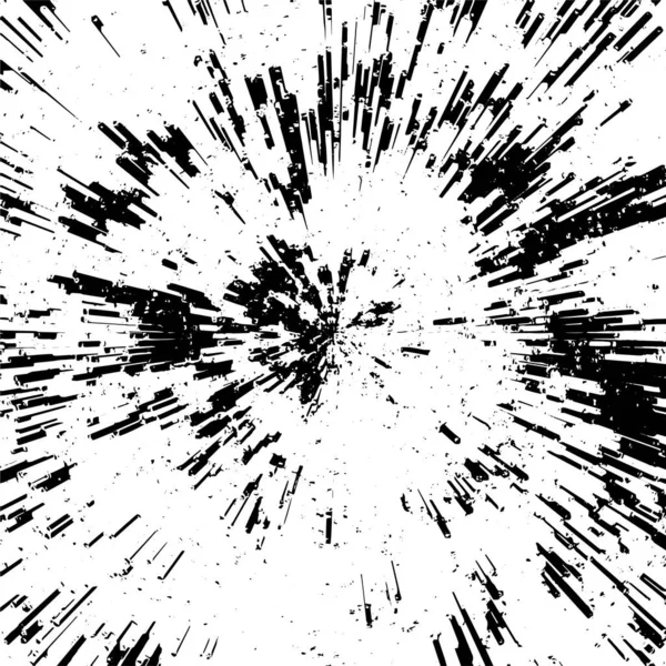 Черный Белый Поцарапанный Фон Гранж Фон Абстрактная Векторная Иллюстрация — стоковый вектор