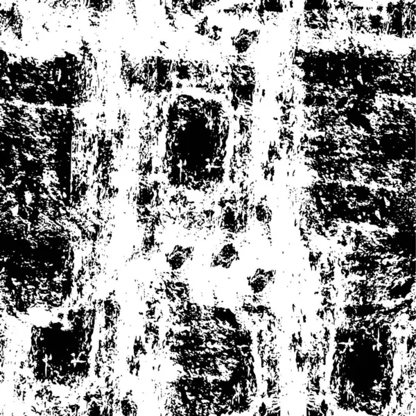Abstrakte Schwarz Weiß Grobstruktur Vektorillustration — Stockvektor